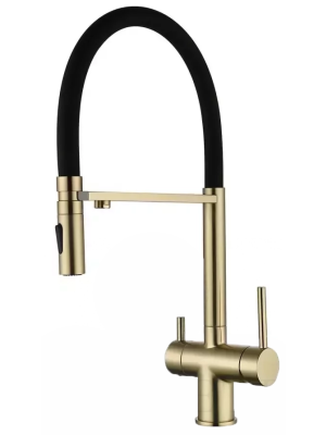 Смеситель Filarete Roun FL3020MG матовое золото