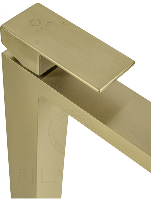 Смеситель Filarete Fing FL6040MG матовое золото сверху