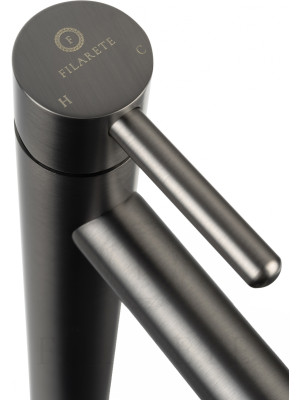 Смеситель Filarete Roun FL6020BG оружейная сталь сверху