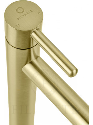 Смеситель Filarete Roun FL6020MG матовое золото сверху