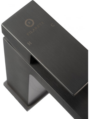 Смеситель Filarete Fing FL5040BG оружейная сталь сверху