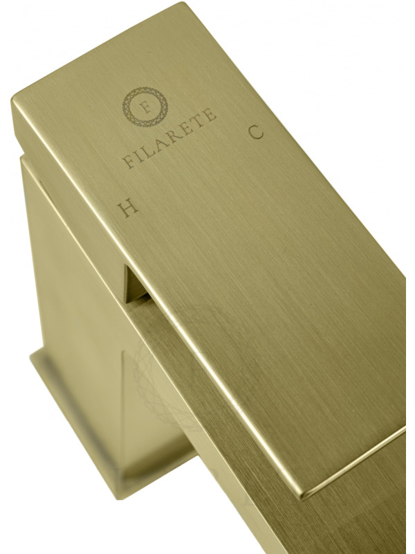 Смеситель Filarete Fing FL5040MG матовое золото сверху