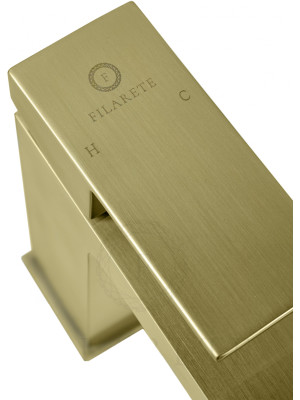 Смеситель Filarete Fing FL5040MG матовое золото сверху