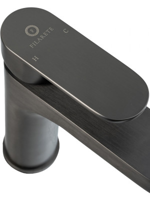 Смеситель Filarete Retta FL5030BG оружейная сталь сверху