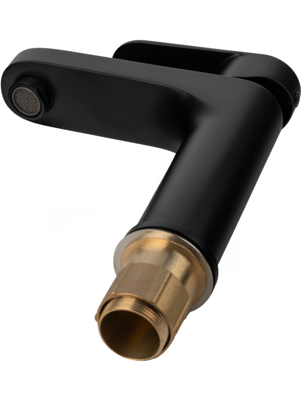 Смеситель Filarete Retta FL5030BL черный снизу