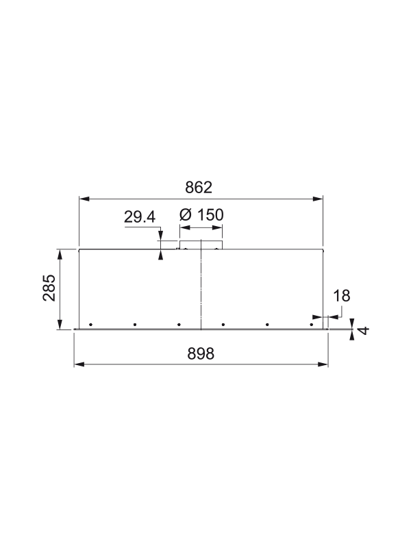 Вытяжка Franke LUCE 90 WH размеры