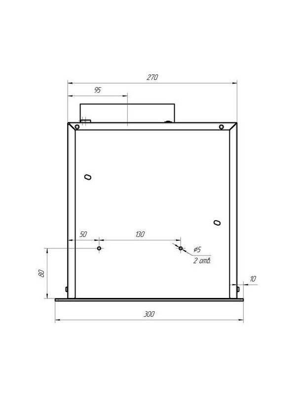Вытяжка Franke LUCE 90 WH размеры 2