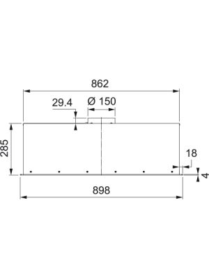 Вытяжка Franke LUCE 90 WH размеры