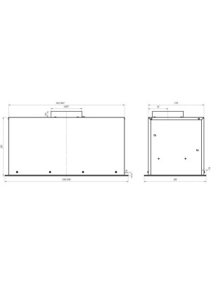 Вытяжка Franke LUCE INOX 60 IX размеры