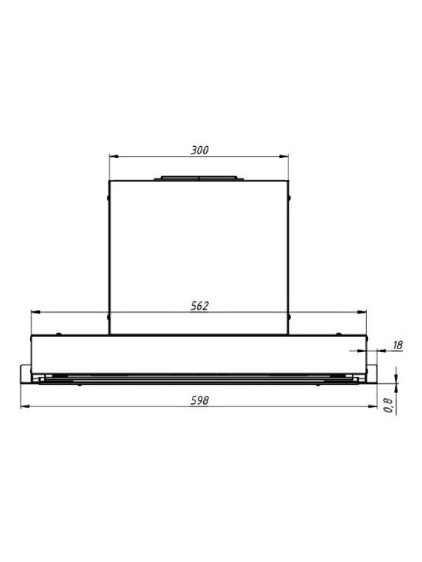 Вытяжка Franke T-FORM WH 60 белый схема