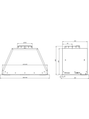 Вытяжка Franke VERA BK 72 черный размеры