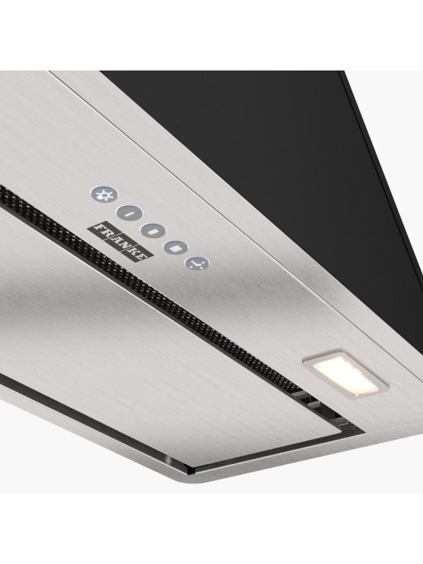 Вытяжка Franke VERA SS 72 черный/нержавеющая сталь  кнопки