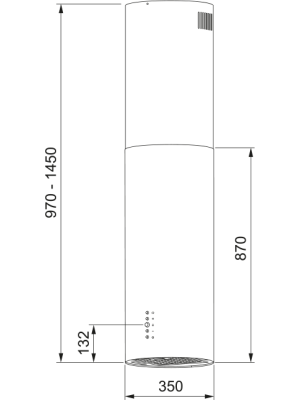 Вытяжка Franke REEF BK 35 черный размер