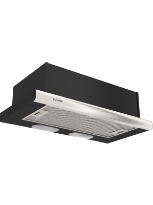 Вытяжка ELIKOR Интегра 60П-400-В2Л черный/нержавеющая сталь