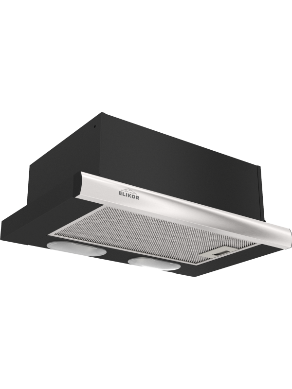 Вытяжка ELIKOR Интегра 50П-400-В2Л черный/нержавеющая сталь