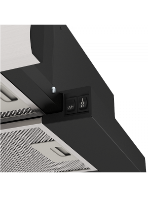 Вытяжка ELIKOR Интегра 50П-400-В2Л черный/нержавеющая сталь 3