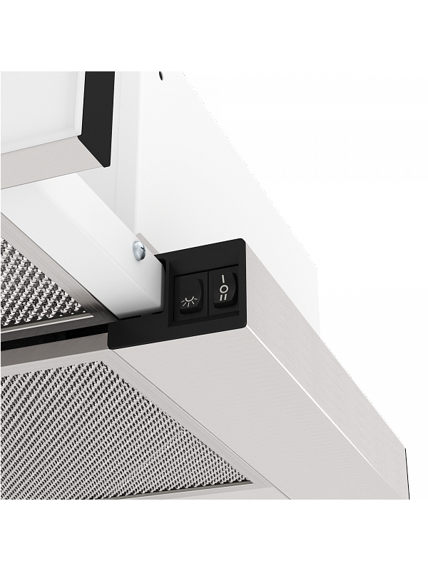 Вытяжка ELIKOR Интегра GLASS 45Н-400-В2Д нержавеющая сталь/белое стекло 3