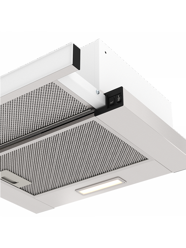 Вытяжка ELIKOR Интегра GLASS 45Н-400-В2Д нержавеющая сталь/белое стекло 2