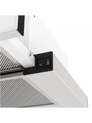 Вытяжка ELIKOR Интегра GLASS 45Н-400-В2Д нержавеющая сталь/белое стекло 3