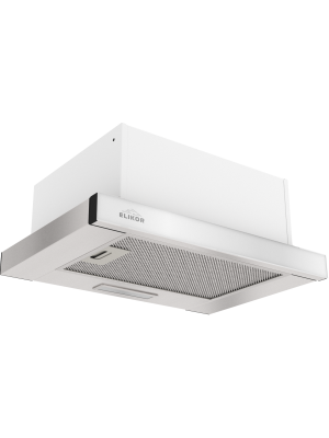 Вытяжка ELIKOR Интегра GLASS 45Н-400-В2Д нержавеющая сталь/белое стекло