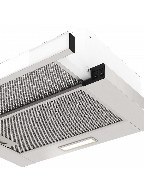 Вытяжка ELIKOR Интегра GLASS 50Н-400-В2Д нержавеющая сталь/белое стекло 2