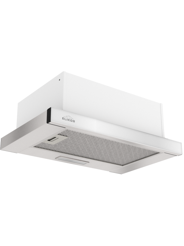Вытяжка ELIKOR Интегра GLASS 50Н-400-В2Д нержавеющая сталь/белое стекло