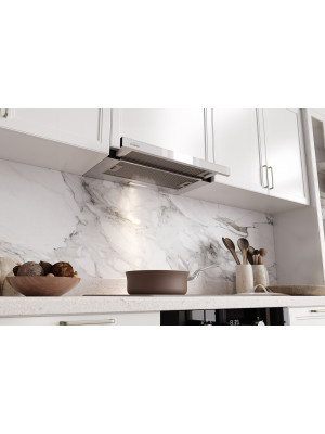 Вытяжка ELIKOR Интегра GLASS 50Н-400-В2Д нержавеющая сталь/белое стекло интерьер