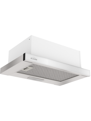 Вытяжка ELIKOR Интегра GLASS 50Н-400-В2Д нержавеющая сталь/белое стекло