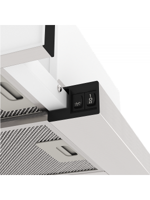 Вытяжка ELIKOR Интегра GLASS 50Н-400-В2Д нержавеющая сталь/белое стекло 3