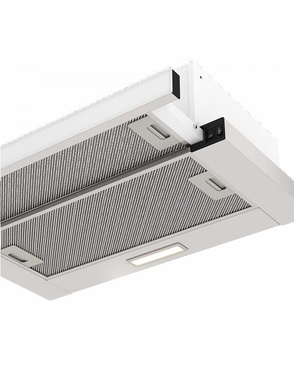 Вытяжка ELIKOR Интегра GLASS 60Н-400-В2Д нержавеющая сталь/белое стекло 2