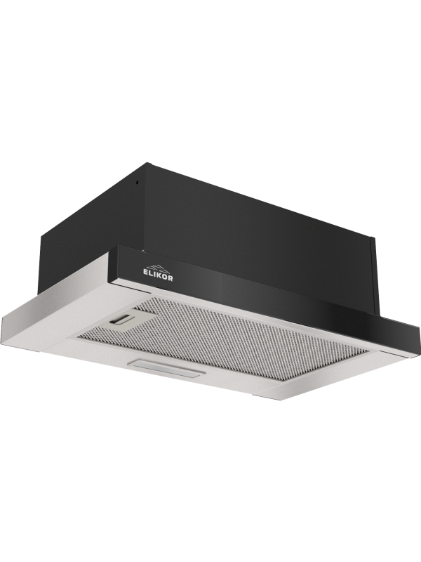 Вытяжка ELIKOR Интегра GLASS 50Н-400-В2Д нержавеющая сталь/черное стекло