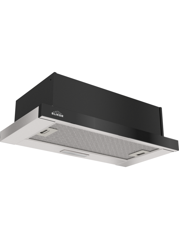 Вытяжка ELIKOR Интегра GLASS 60Н-400-В2Д нержавеющая сталь/черное стекло