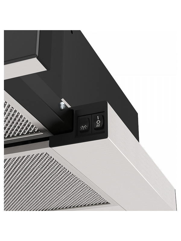 Вытяжка ELIKOR Интегра GLASS 60Н-400-В2Д нержавеющая сталь/черное стекло 3