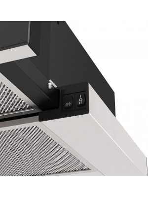 Вытяжка ELIKOR Интегра GLASS 60Н-400-В2Д нержавеющая сталь/черное стекло 3