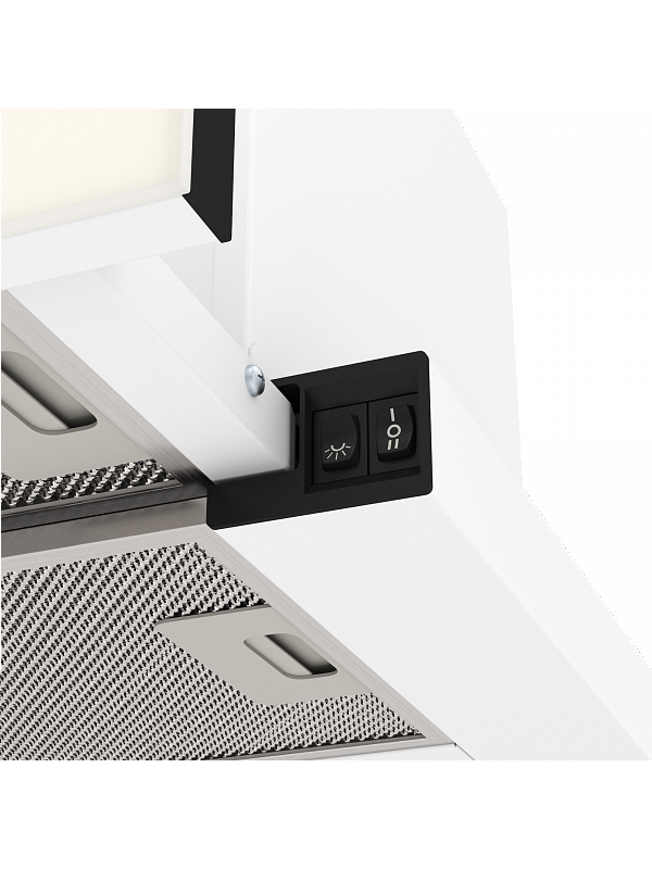 Вытяжка ELIKOR Интегра GLASS 60П-650-В2Л белый/белое стекло 3