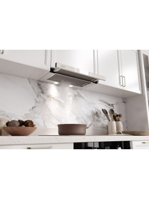 Вытяжка ELIKOR Интегра GLASS 60П-650-В2Л белый/белое стекло интерьер