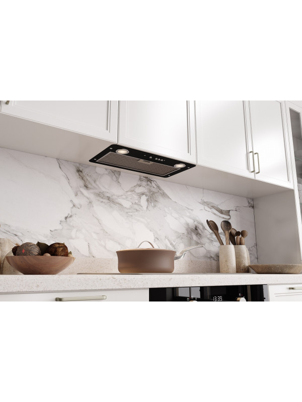 Вытяжка ELIKOR Врезной блок Flat 52П-650-К3Д черный интерьер