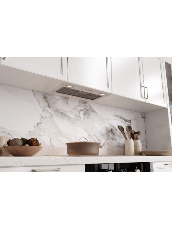 Вытяжка ELIKOR Врезной блок Flat 52П-650-К3Д белый интерьер