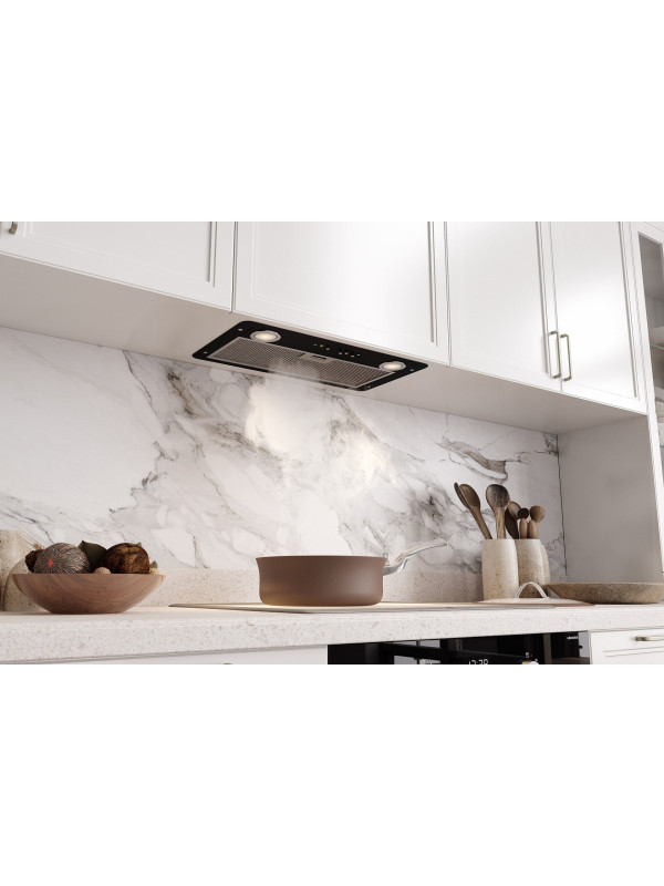 Вытяжка ELIKOR Врезной блок BOX 42П-450 черный интерьер