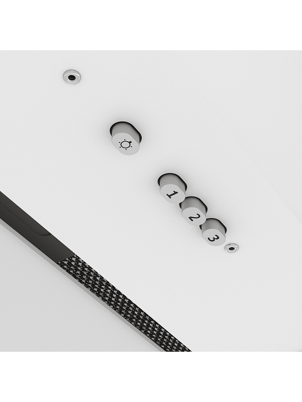 Вытяжка ELIKOR Cube 60П-1000 белый 3