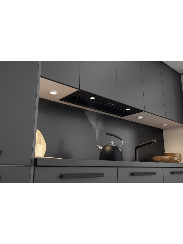 Вытяжка ELIKOR Cube 90П-1000-Э4Д черный интерьер