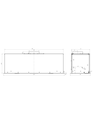 Вытяжка ELIKOR Cube 90П-1000-Э4Д черный размеры