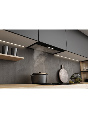 Вытяжка ELIKOR Cube Basic 60П-500-К3Д черный интерьер