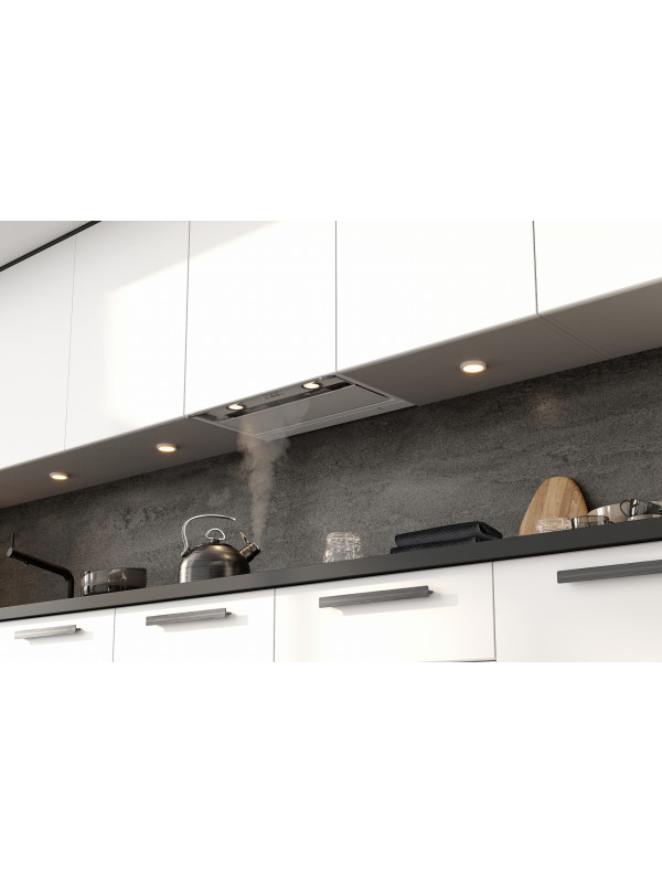 Вытяжка ELIKOR Sense Glass 60П-1000 белый интерьер