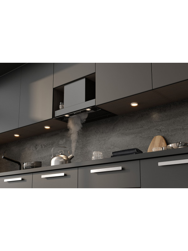 Вытяжка ELIKOR Sense Glass 60П-1000 черный интерьер