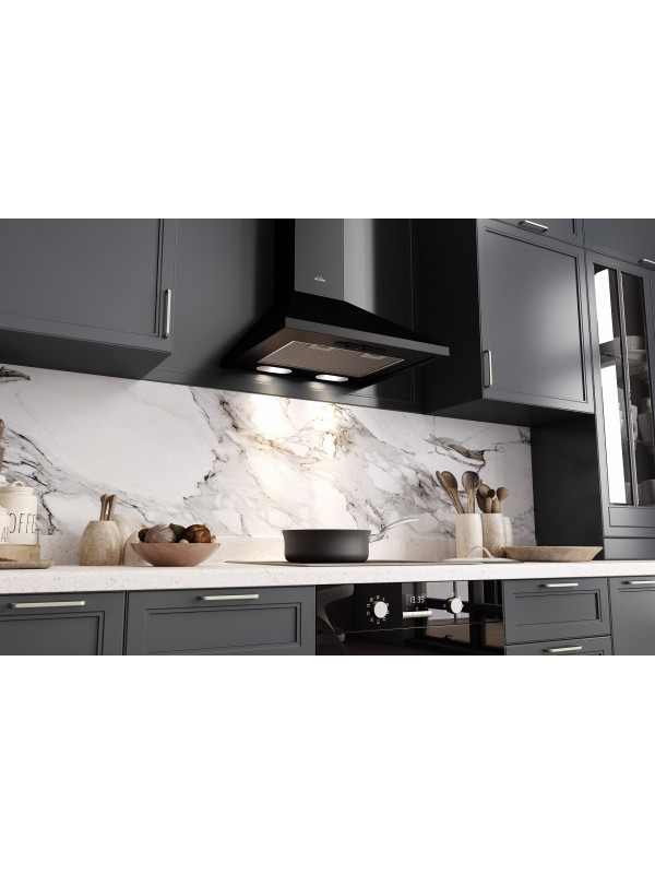 Вытяжка ELIKOR Вента 60П-430-П3Л черный в интерьере