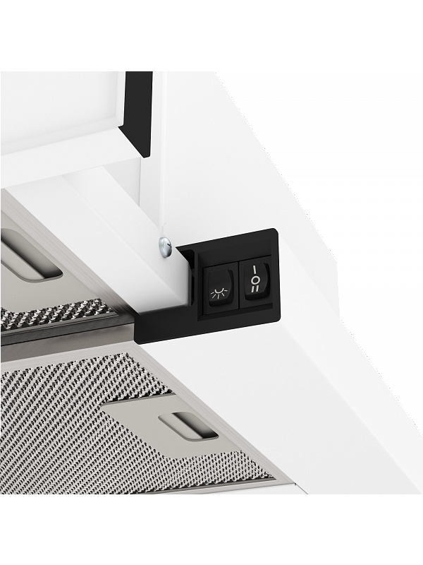 Вытяжка ELIKOR Интегра GLASS 60П-400-В2Л белый/белое стекло 3