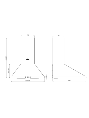 Вытяжка ELIKOR Оптима 60Н-400-К3Л нержавеющая сталь 2