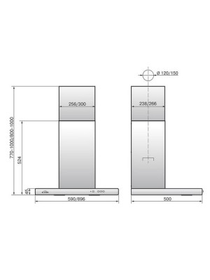 Вытяжка ELIKOR Квадра 90П-650-КЗД антрацит 2