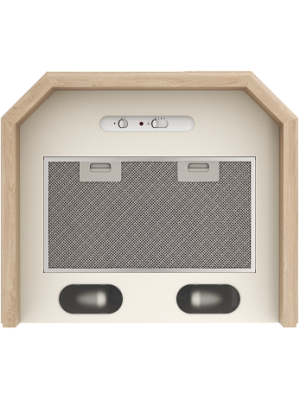 Вытяжка ELIKOR Пергола 60П-650-П3Л бежевый/дуб неокрашенный 5